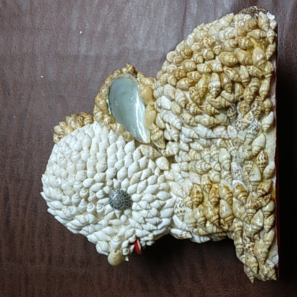 Seashell Easter Bunny Rabbit Figurine
